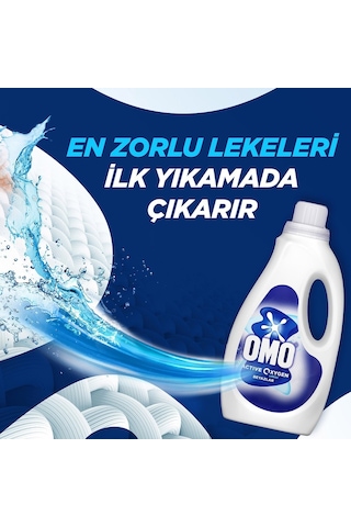 Omo Active Oxygen Sıvı Deterjan 4 x 1500 ML
