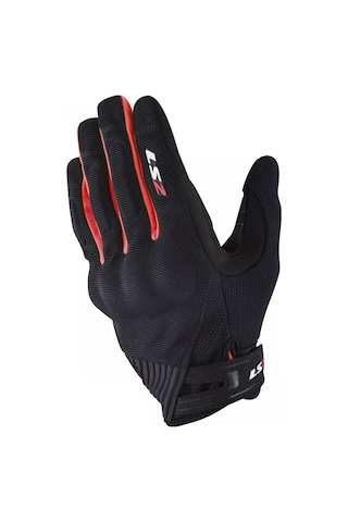 Ls2 Yazlık Eldiven Dart 2 Siyah Kırmızı