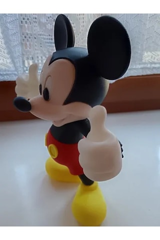 Sevimli Kulaklı Çizgi Figürü Koleksiyonluk Dekoratif Masa Süsü