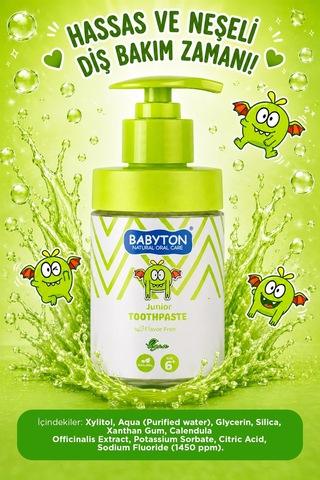Doğal Aromasız 6 Yaş Ve Üzeri Florürlü Diş Macunu Pompalı 200 Ml Temel Bakım