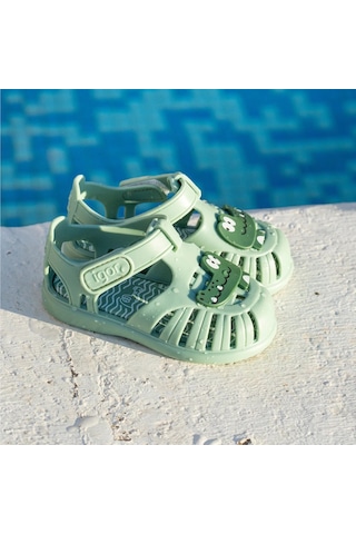 Igor İgor Tobby Croco Unisex Çocuk Sandalet S10371 Yeşil
