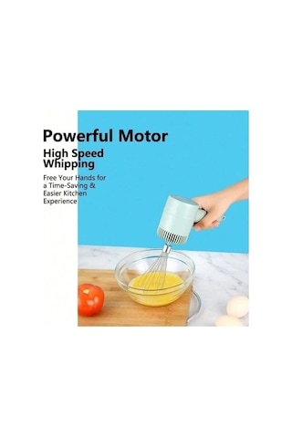 Ulzyvf Ürün Başlığı: Usb Şarj Edilebilir Maksimum Güçlü Ev Akülü Mikser, Yeşil Yeşil