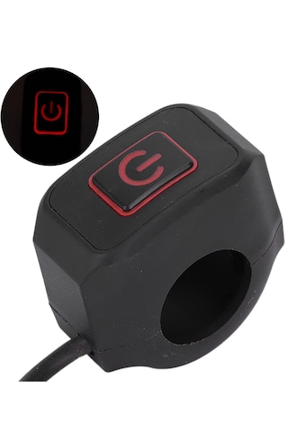 Motosiklet Led Işıklı Gidon Anahtarı Sis Lambası Aç Kapa Düğmesi