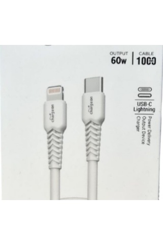 60 W Type-c - Lighting Hızlı Şarj Kablosu 1 Metre