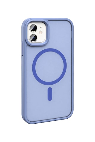 Apple Uyumlu iPhone 11 Kılıf M-safe Şarj Özellikli Mat Arka Yüzey Zore Sio Kapak Light Green