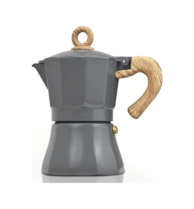 300 Ml Taşınabilir Espresso Cezve Su Isıtıcısı Ev Mutfak Alüminyum Pot Filtre Pot Moka Pot Set Kahve Gereçleri Kahve Kapları