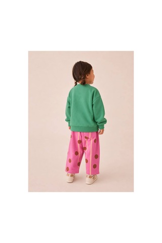 Poala Kids Milk & Meov Takım Yeşil - Pembe