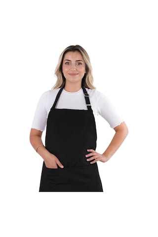 T.concept Sevilya Ayarlanabilir Askılı Yüksek Kaliteli Pamuk Mutfak Önlüğü 60x80 Cm