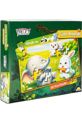 60 Parça Tavşan Puzzle 4789