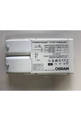 Osram Metal Halide Elektronik Balast Powertronic Pt-fıt 70w/220-