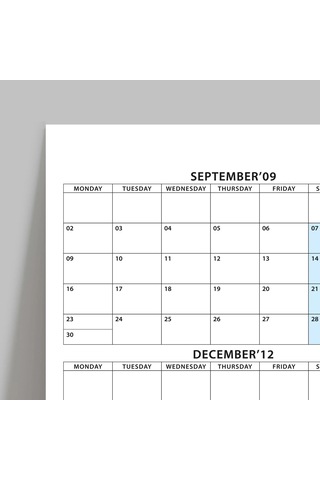 2026 -2027 Akademik Duvar Takvimi, Eylül Başlangıçlı, Academic Wall Calendar, Pastel Gökkuşağı Renkl Çok Renkli