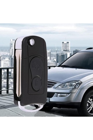 Fosenze Ssangyong Actyon Kyron Rexton İçin 2 Tuşlu Abs Anahtar Kılıfı -  Bileşenleri Taşıyabilir, Kırık Kılıfların Yerine Geçer