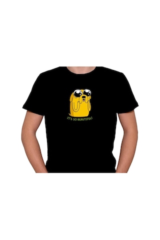 It's So Beautiful Dog Adventure Time Dog Jake Tişört Unisex T-shirt 001