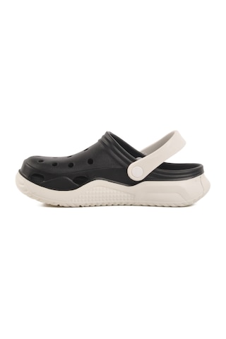 Siyah Hafif Eva Taban Unisex Sabo Terlik Stella Z Siyah-beyaz Siyah - Beyaz