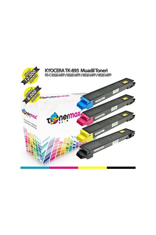 Tonermax Kyocera Tk-895 Set Uyumlu Toner / Fsc8020 / Fsc8025 / Fsc8520 / F