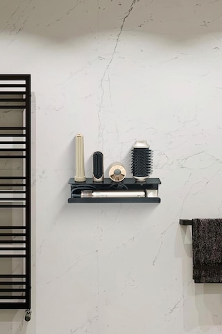 Airwrap Pleksi Düzenleyici, Airwrap Uyumlu Düzenleyici Saç Şekillendirici Standı Banyo Askısı Siyah