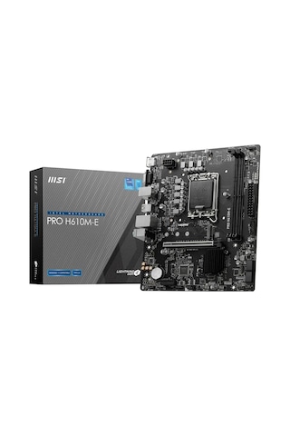 Msı Pro H610m-e Ddr5 Intel Motherboard