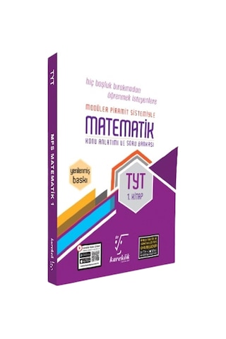 Karekök Yayınları Tyt Matematik Mps Konu Anlatımı Soru Bankası 1. Kitap