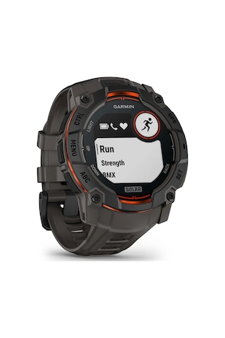 Garmin Instinct 3 50 Mm, Solar Kömür Siyahı Siyah - Yeşil