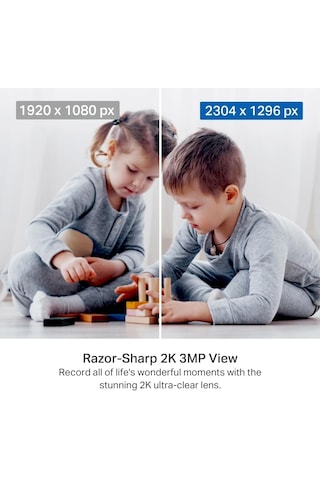 Tp-link C211 2k 3mp Yatay Ve Dikey Ev Güvenliği Wi-fi Kamerası