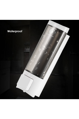 Qianfan Çift Taraflı Köpük Bantlı Manuel El Sabunu Dispenseri Beyaz