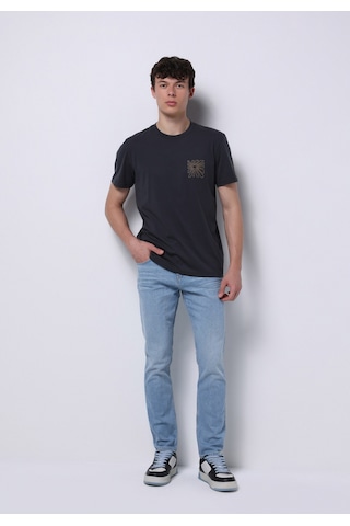 Colins Straight Fit Düşük Bel Düz Paça Erkek İndigo Ecologic Jean Pantolon Cl1074730 Q1.v1 Dn44237 Denim