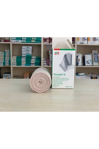 LR Rosidal K Elastik Bandaj Kompresyon Ödem Bandajı 10 CM x 5 M