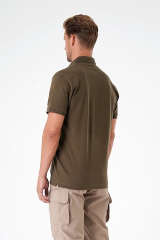 Mecanık Casual Ryker Polo T-shirt Cırtlı Haki