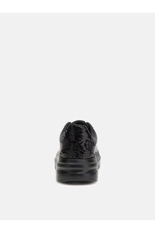 Guess Elbına10 Siyah Kadın Sneaker Flfe10ele12 Siyah