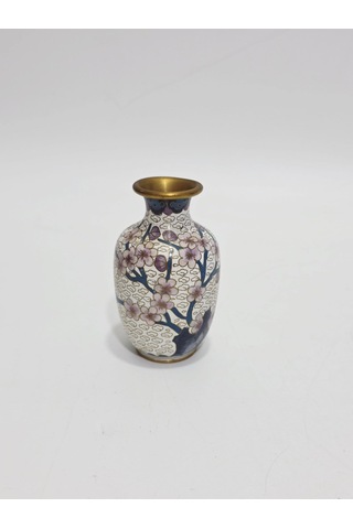 Antika Cloisonne Mini Vazo 10cm 010