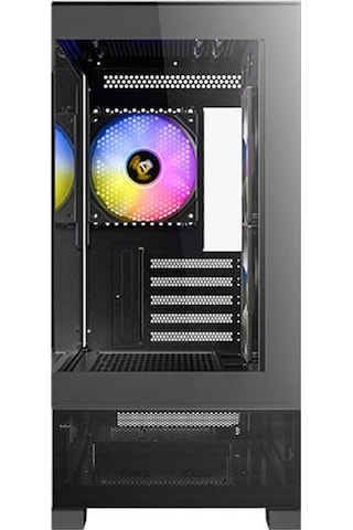 Antec Cx500m Argb Black Temperli Camlı 3x Argb Fanlı Mini Tower Matx Gaming Kasa