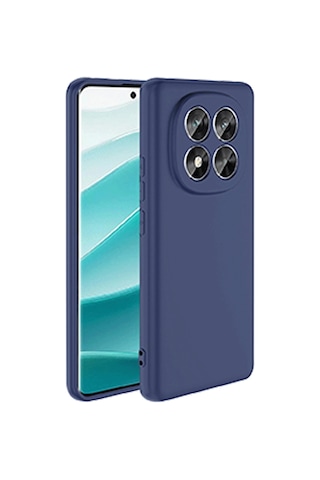 Newface - 760 - Xiaomi Redmi Note 14 Pro 5g Kılıf Nano İçi Kadife Silikon - Csmo-tex - - Lacivert