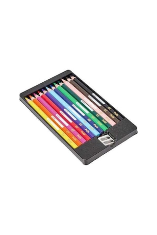 Pritt Kuruboya Kalemi 12 Renk Jumbo Üçgen Çok Renkli