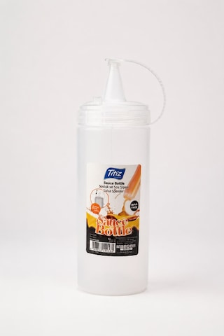 Titiz 400 Ml Sos Şişesi Sıkma Sosluk Ketçap Mayonez Yağ Ve Krepler İçin Beyaz