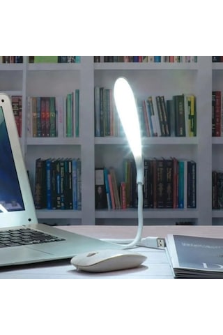 Usb Girişli 14 Ledli 3 Kademeli Dokunmatik Masa/kitap Okuma Lambası Ledi Beyaz