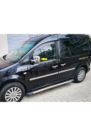 Vw Caddy Krom Ayna Kapağı 2004-2014 2 Parça Abs Krom
