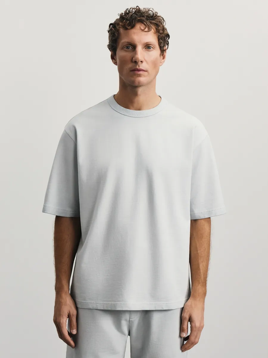 Zarına Boo Türkiye'nin Kalbinde: Bol Kesim Temel Spor T-shirt. 430291365 Açık Gri