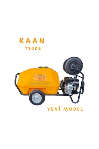 Kaan T200B 4T 7HP 200LT Arabalı Benzinli İlaçlama Makinesi
