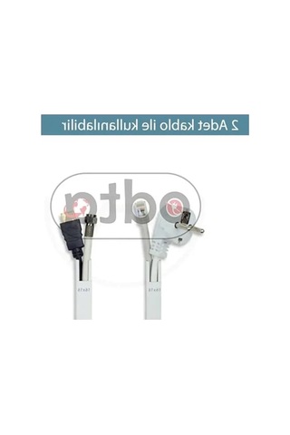 Kendinden Yapışkanlı Kablo Kanalı, 4 Metre Uzunluk İle Kablo Gizleme