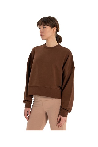 Inguz Oversize Sweatshirt Kahverengi