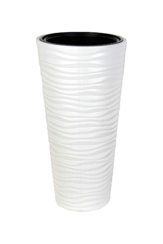 Rüzgar Yapay Çiçekçilik Serinova Kumsal 5,5 Litre 30x57 Saksı 1 Beyaz