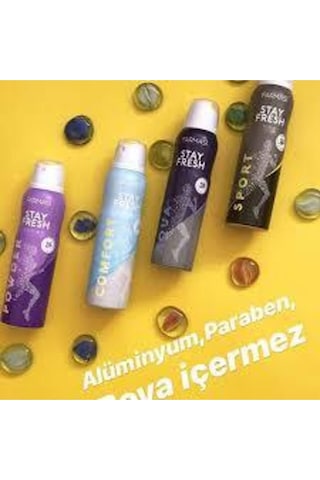 Farmasi Stay Fresh Sprey Deodorant 150 ML x 4