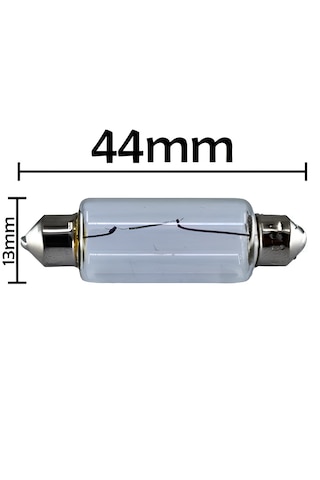 12v 15w Sofit Ampul 44mmx13mm 10 Adet