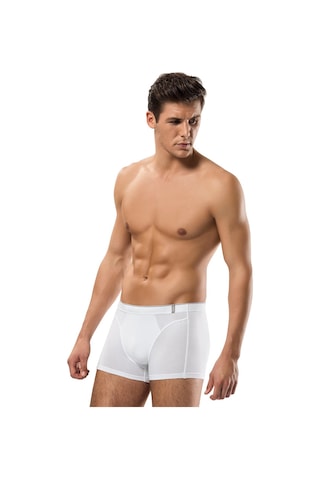 Erdem Beyaz Pamuk Elastan Boxer 1479 Beyaz