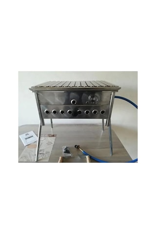 Birçelik Btm-02 Büyük Boy Lav Taşlı Tüplü Mangal 32x54x22 Cm