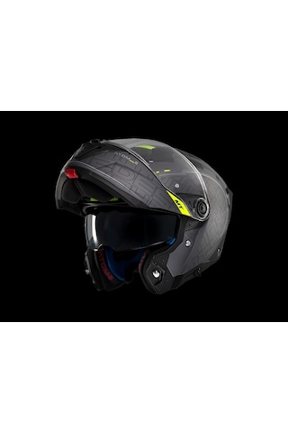Mt Helmets Atom 2 Destıny C2 Çene Açılır Kask Mat Füme Siyah