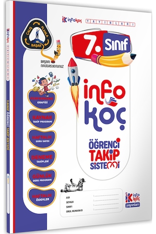 2026 7.sınıf Infokoç Yayınları Öğrenci Takip Sistemi (40 Haftalık, Detaylı, Konu Soru Video Takip)