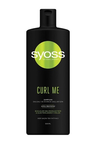 Syoss Curl Me Dalgalı ve Kıvırcık Saçlar için Şampuan 3 x 500 ML