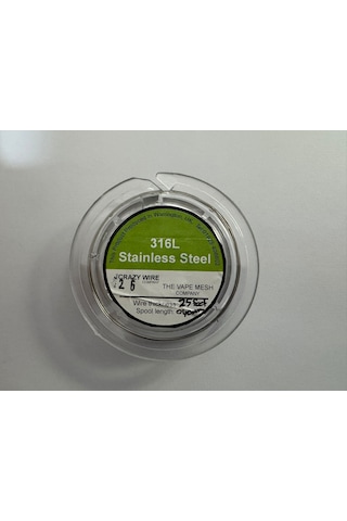 Crazy Wirestainless Steel Ss316l 26 Ga Makara Tel 8 Metre 25 Feet