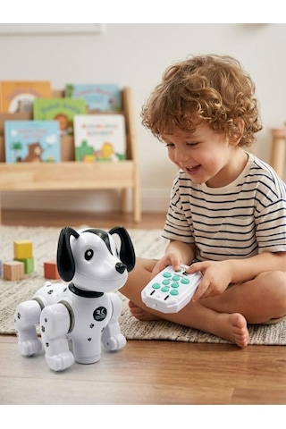 İnteraktif Akıllı Robot Köpek - Led Işıklı, Şarkı Söyleyen Ve Dans Eden Uzaktan Kumandalı Eğitici Oyuncak